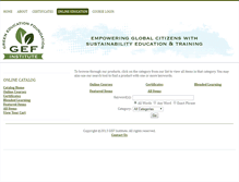 Tablet Screenshot of greeneducationfoundation.cm-hosting.com